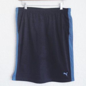 PUMA Drawstring Puma Logo Double Stripe Skirt M